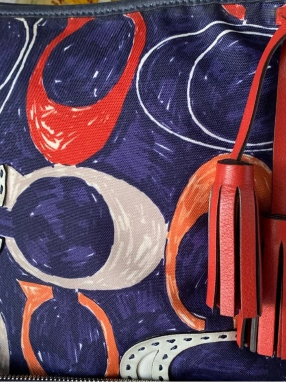 RARE COACH LEGACY HERITAGE SIGNATURE “C” PRINT DUFFLE HOBO/CROSSBODY BAG